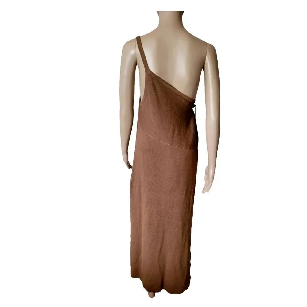 House of Harlow 1960 Ribbed One Shoulder Midi Dress Size XL - Picture 5 of 7